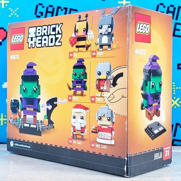 Lego BrickHeadz #31 WITCH #40272 2018 Halloween Building Toy 151 Pcs New - Picture 3 of 8